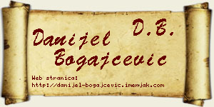 Danijel Bogajčević vizit kartica